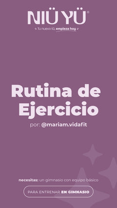 Rutina de ejercicio NIÜ YÜ